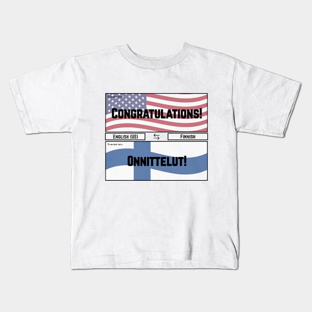 Congratulations! Kids T-Shirt by JFE Designs